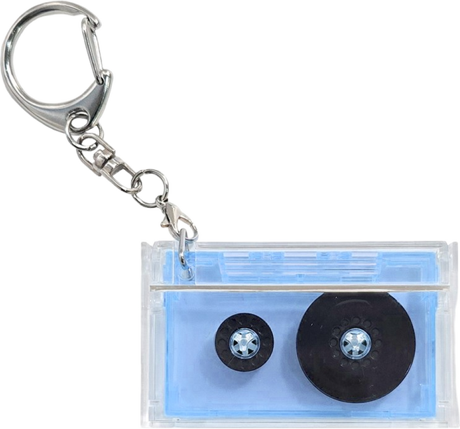 NFC 미니 카세트 테이프 Ntag213 태그 아크릴 키링, 1개, 03. 하늘