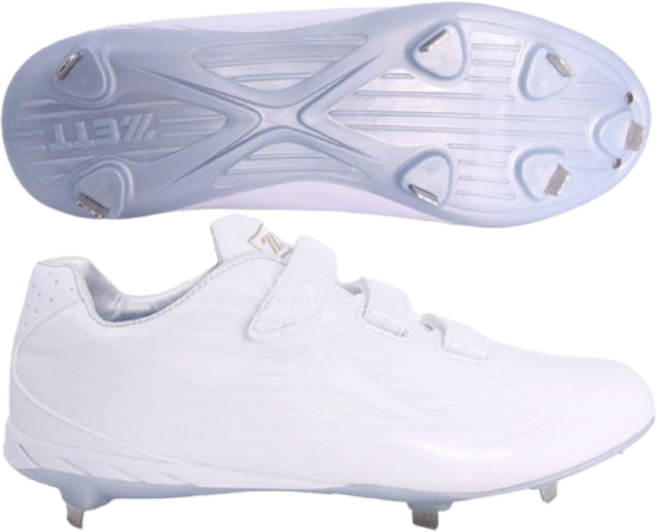 제트 라이트 스피드 WHB 징스파이크 와이드 2306 쇠징 야구화 벨크로모델 화이트