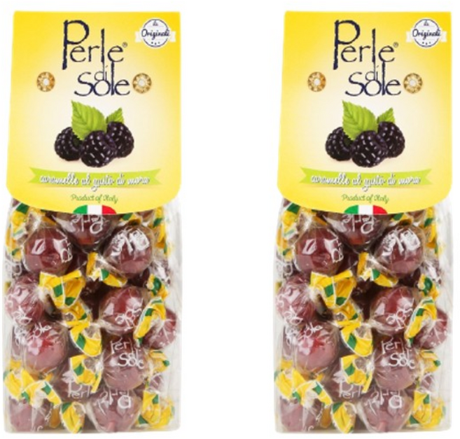 페를레디솔레 블랙베리맛 캔디, 200g, 2개