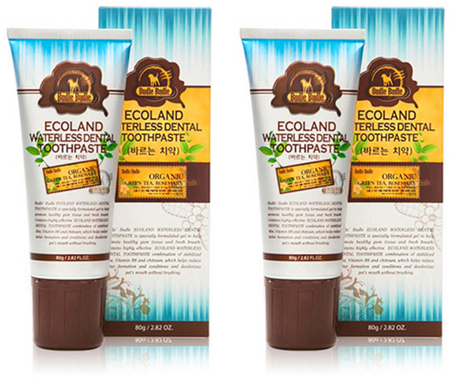 부들부들 반려동물 바르는 치약, 80g, 2개