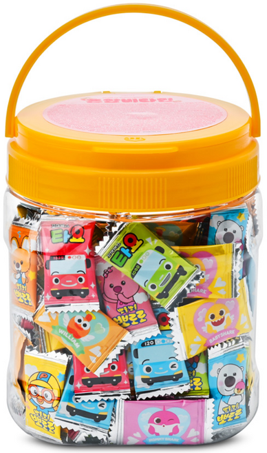 위클 뽀로로 핑크퐁 아기상어 타요 비타민 CD 아연 혼합 캔디, 180정, 1개