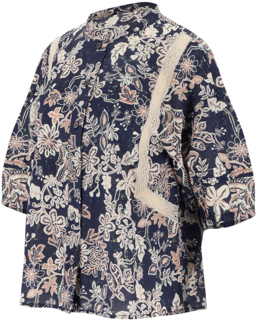 PAT독립문아사프린트 블라우스(ML42503 MOCCA)