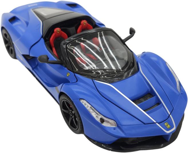 1:24 페라리 라페라리 ferrari 스포츠카 자동차모형 다이캐스트, 블루, 1개