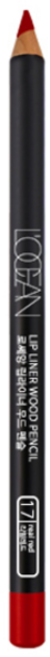 로쎄앙 립라이너 우드 펜슬 4 x 150 mm, 17호리얼레드, 1개
