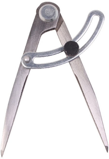 디바이더 콤파스 155mm 콤퍼스 제도 마킹 측정 공구, 1개