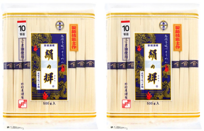 노무라야 수제 소면 10묶음 500g x 2개
