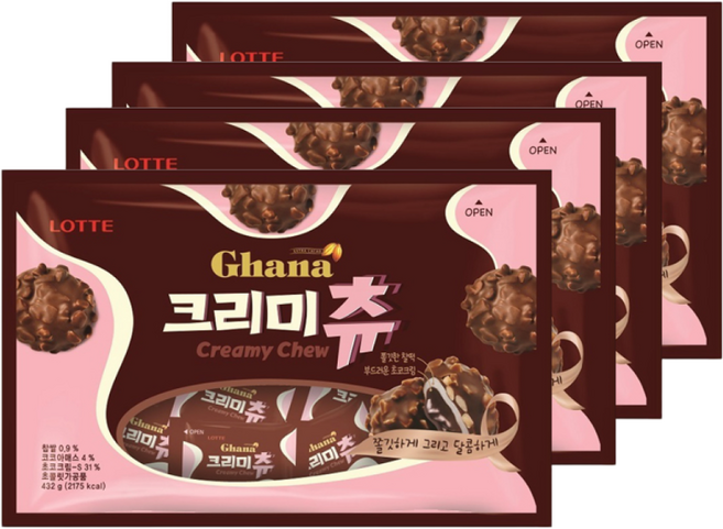 가나 크리미츄, 432g, 4개