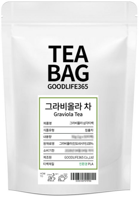 굿라이프365 그라비올라 그라비올라잎 삼각티백 100티백, 1g, 100개입, 1개