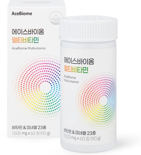 에이스바이옴 멀티비타민 90g, 1개, 60정 - 쿠팡