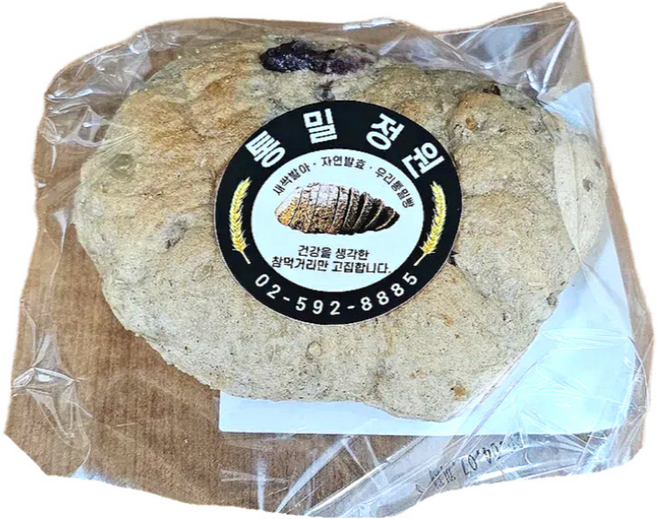 통밀정원 새싹 발아 통밀빵 견과빵 450g 국산 통밀 100% 무설탕 소화가 잘되는빵 식사대용 건강한 먹거리 무방부제 무유화제 무팽창제, 5개, 90g