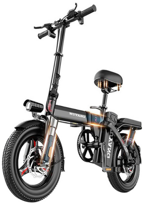 노마드 독일기술 접이식 전기 자전거 출퇴근 전동 미니 벨로 PAS 배달 로드 MTB, 블랙, 탄소 섬유