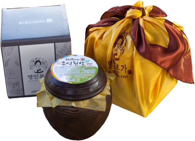조선된장 선물 항아리포장 국산콩 1kg 순창 장본가, 1개