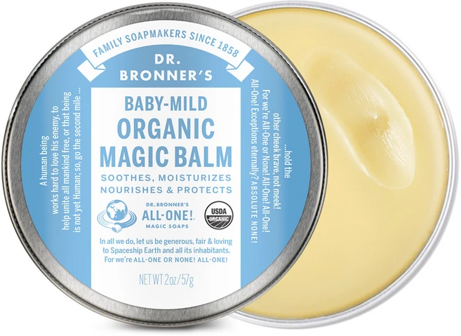 닥터브로너스 베이비 마일드 오가닉 매직밤 무향, 57g, 1개 - 쿠팡