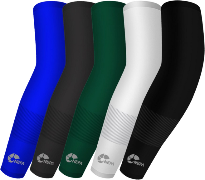 네파 무봉재 쿨토시 암슬리브 1+1, 블랙, 2개