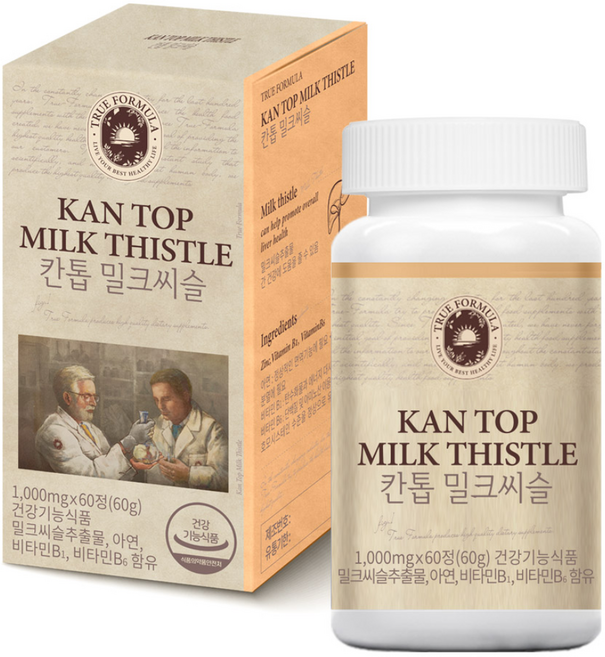 트루포뮬러 칸톱 밀크씨슬, 60정, 1개