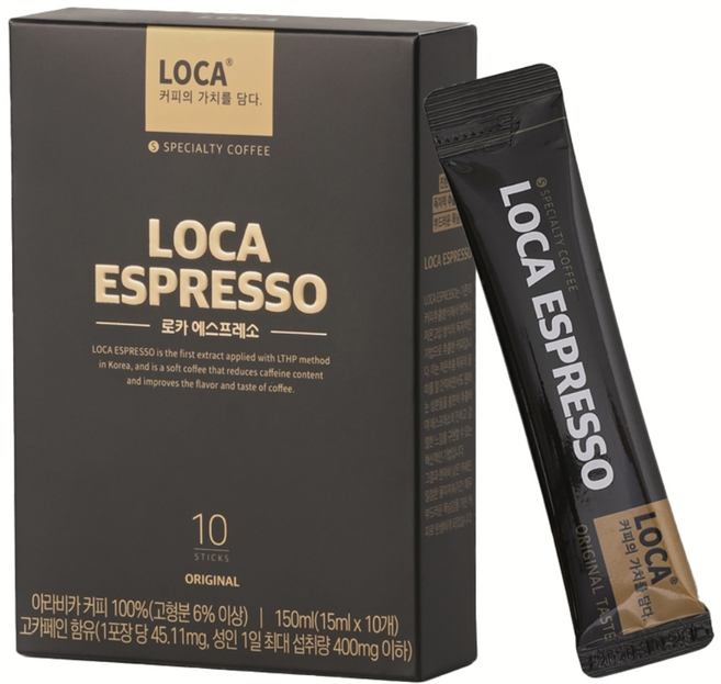 로카에스프레소 오리지널 액상커피스틱, 15ml, 10개입, 1개