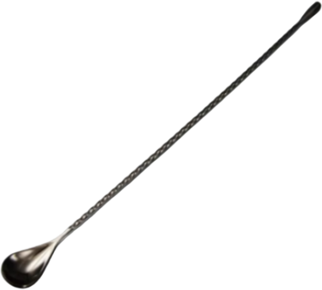 현직 바텐더가 사용하는 홈텐딩 홈카페 바 스푼, 블랙, 40cm, 1개