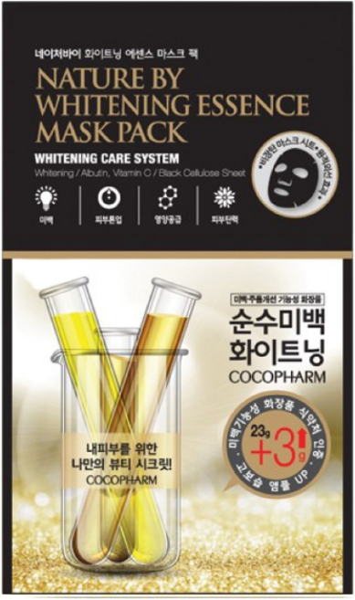 네이처바이 화이트닝 에센스 마스크 팩, 10개입, 1개