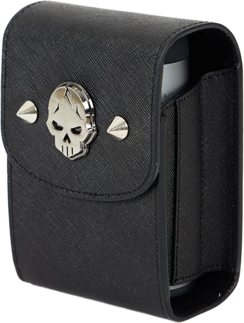 HUCAH 스컬 거리측정기 케이스 세로형, 블랙