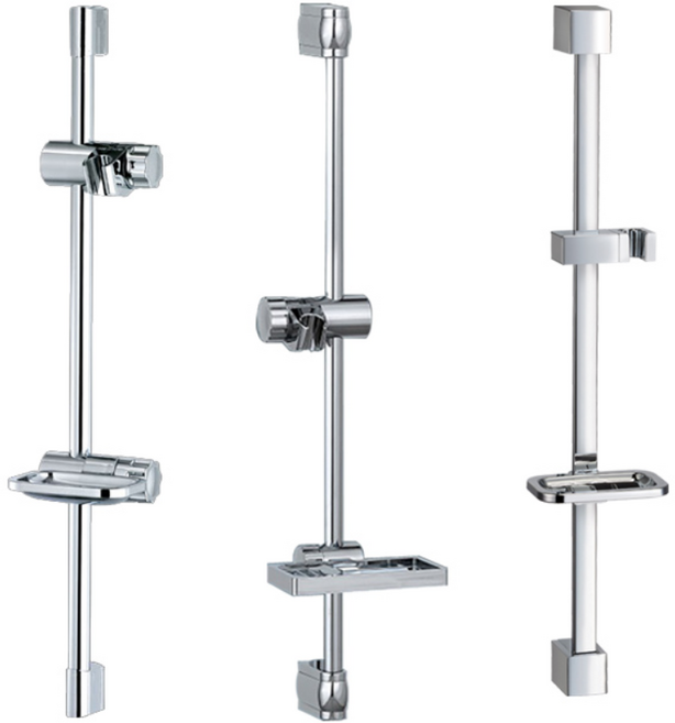 샤워기 거치대 슬라이드바 행거선반 샤워바, SW6400 사각슬라이드바, 1개