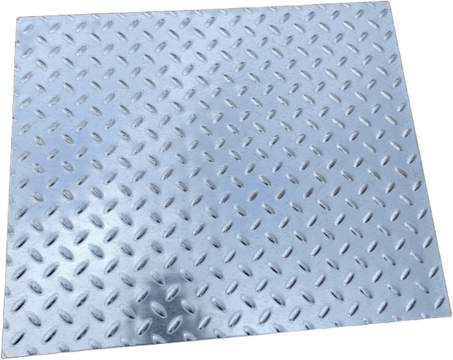 아연도판 체크무늬판 재단 1.6T 500x500(mm), 1개