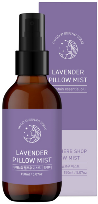 신제품출시 행복한수면 편안한숙면 꿀잠 아로마 필로우 미스트, 1개, 150ml, 라벤더