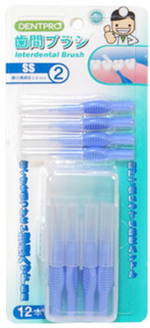 덴트프로 I형 치간 칫솔 SS, 12개입, 1개