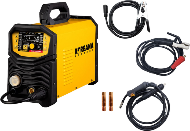 코리아나 논가스용접기 MIG-200PRO 미그200프로 게임체인저 아크겸용 철 스텐 알루미늄 멀티용접기 가정용, 1개, 단품