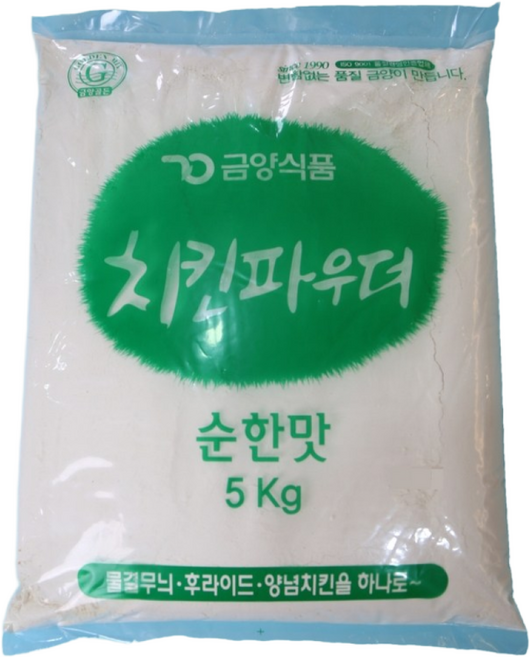 금양식품 크리스피 치킨파우더 순한맛 5KG 물결, 1개