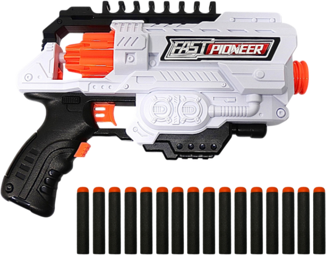 스피드 블래스터 자동 연발 장난감총, 1개