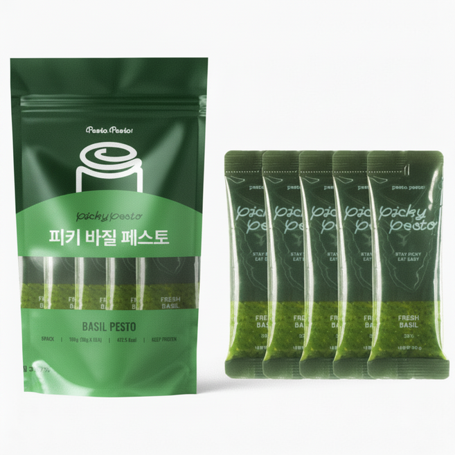 [페스토페스토] 피키 소포장 바질 페스토 150g (30gx5ea), 30g, 5개