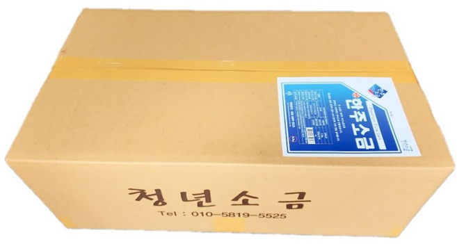 한주소금 본소금 국산 정제소금 19.5 KG, 1개, 19.5kg