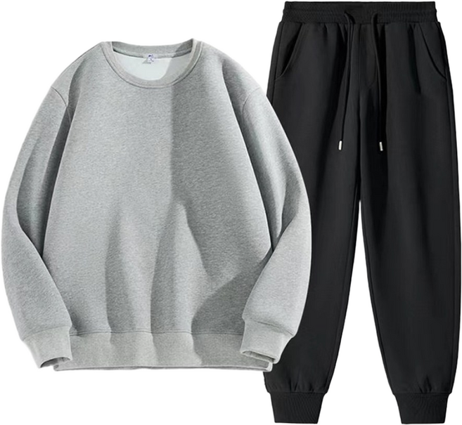 오스틱니 춘추 남성 초특가 빅사이즈 캐주얼 맨투맨 세트 긴팔 바지 투피스