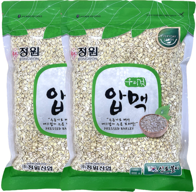 국산 압맥 보리 1.6kg (800gx2봉), 800g, 2개