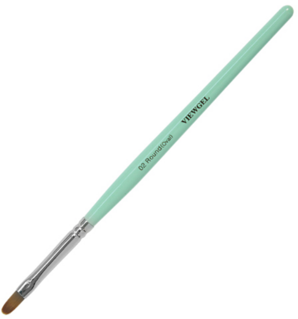 뷰젤 젤 네일 브러시 라운드, 02, 1개