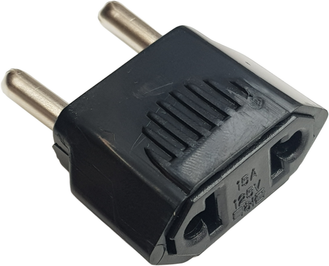 110V to 220V 변환어댑터 둥근어댑터, 220v~110v, 1개