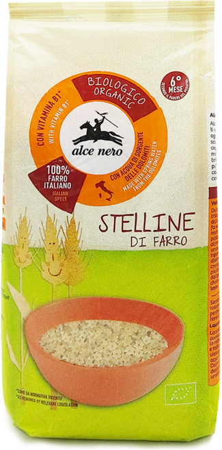 알치네로 유기농 스펠트밀 베이비용 별모양 파스타, 1개, 500g