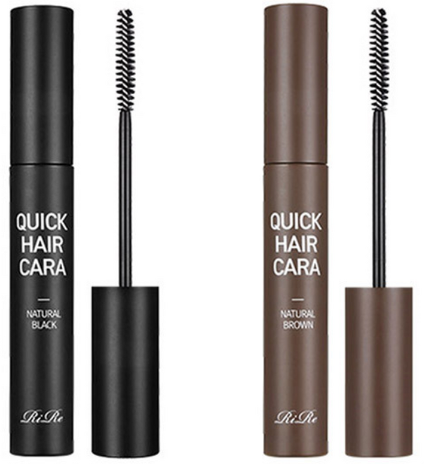 RiRe 髮緣髮根染髮刷 10g 2入, 自然黑+自然棕, 1組