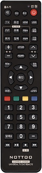 중소기업TV리모컨 통합리모컨 삼보리모컨 대우리모컨 COMBO-2000A, 1개