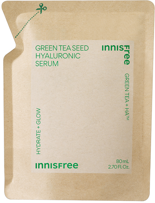 INNISFREE 綠茶籽玻尿酸保濕精華補充包, 80ml, 1包