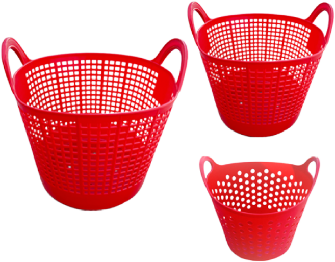 사과바구니 과일 과수 복숭아 참외 오미자 자두 바구니 농자재, 손잡이바구니, 중, 1개