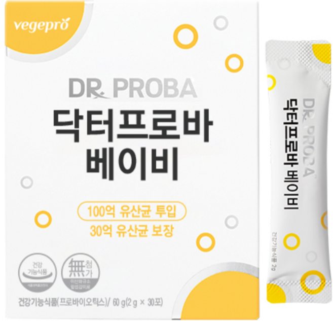 닥터프로바 베이비 유산균, 2g, 30개