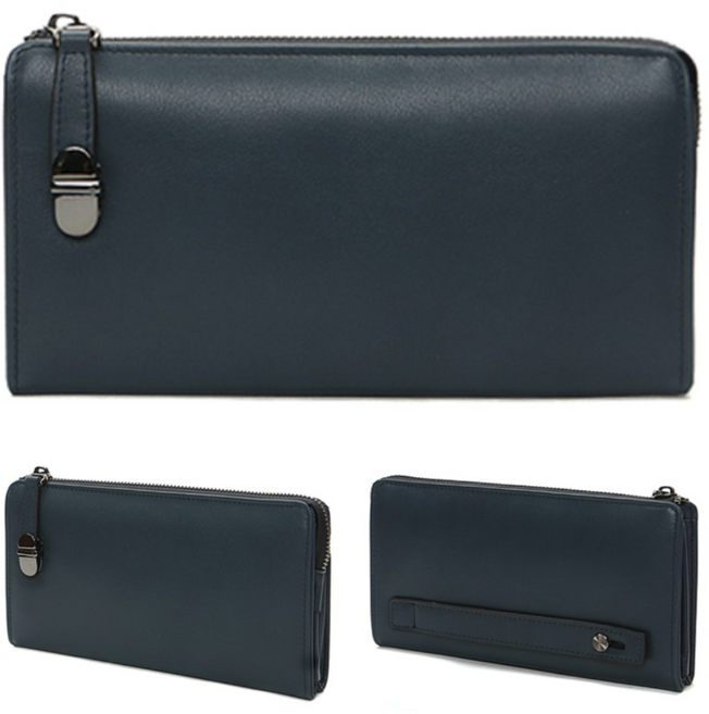 더마크 남성용 6720 모던 소가죽 장지갑 A#1119