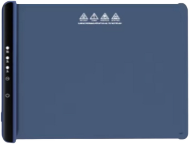 HARU DEAL 푸드워머 접이식 온열 음식 보온기 매트 플레이트, 1개, 40x38cm, 블루