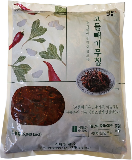 반찬단지 고들빼기무침4kg 1개, 4kg