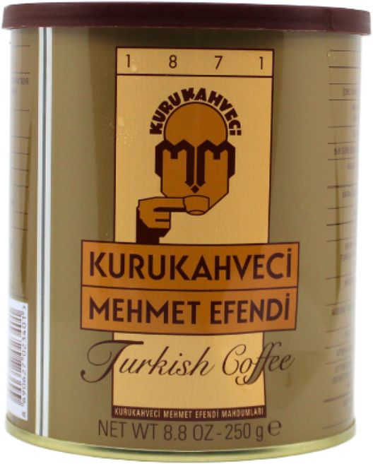 메흐메트 아펜디 터키 클래식 이브릭 커피 Mehmet Afendi Turkish Classic Ibrik Coffee, 1개, 250g