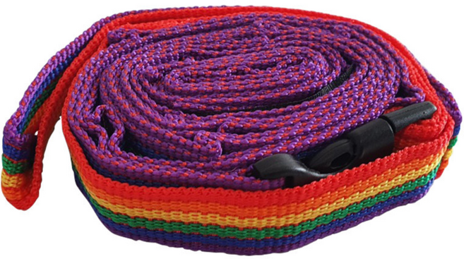 리모드 캠핑 야외 길이 조절 레인보우 체인 스트랩, 1개