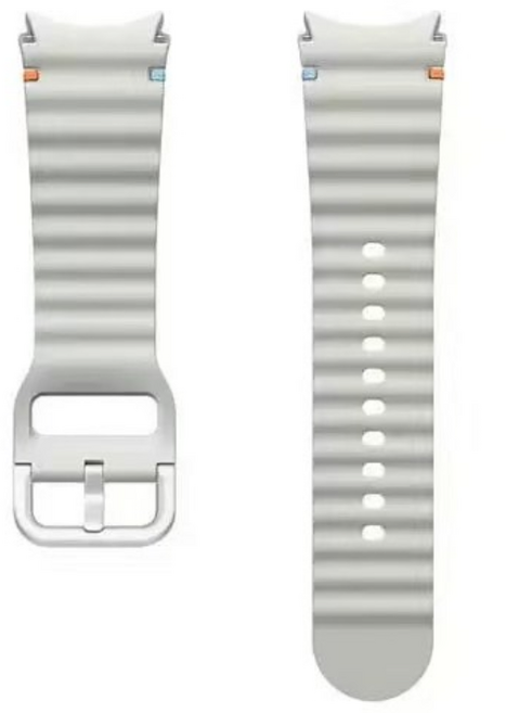 삼성 갤럭시 워치7 6 5 4 호환 프로 클래식 스트랩 스포츠 밴드, 1개, 라이트실버