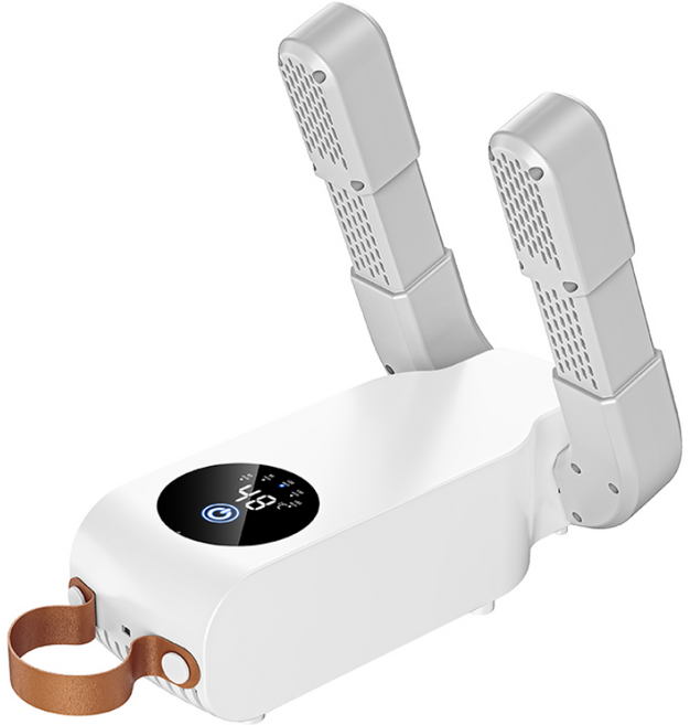 Cygoah 360도 열풍 신발 건조기 5단 타이머 48도 항온 빠른 건조 탈취, 화이트, H03