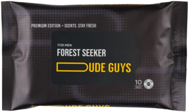 듀드가이즈 포레스트시커 바디 쿨링 데오드란트 차량용 물 티슈 10 50매, 50개, 480g